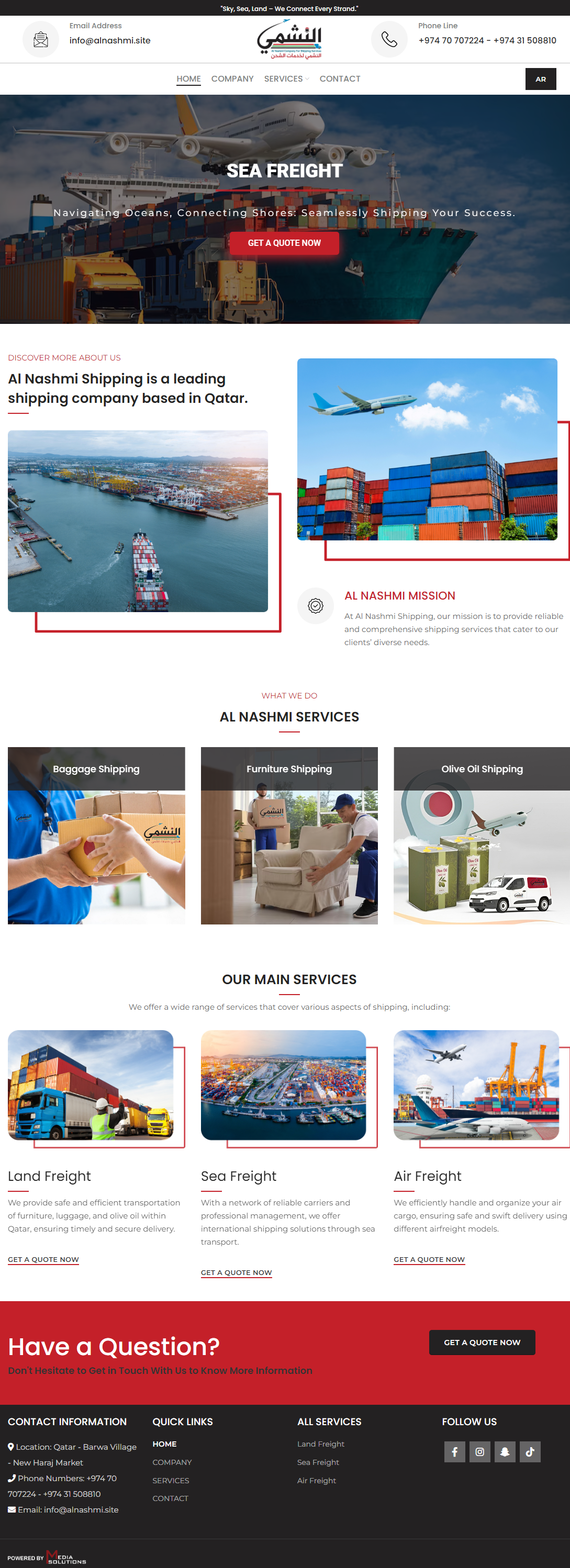 Al Nashmi Website